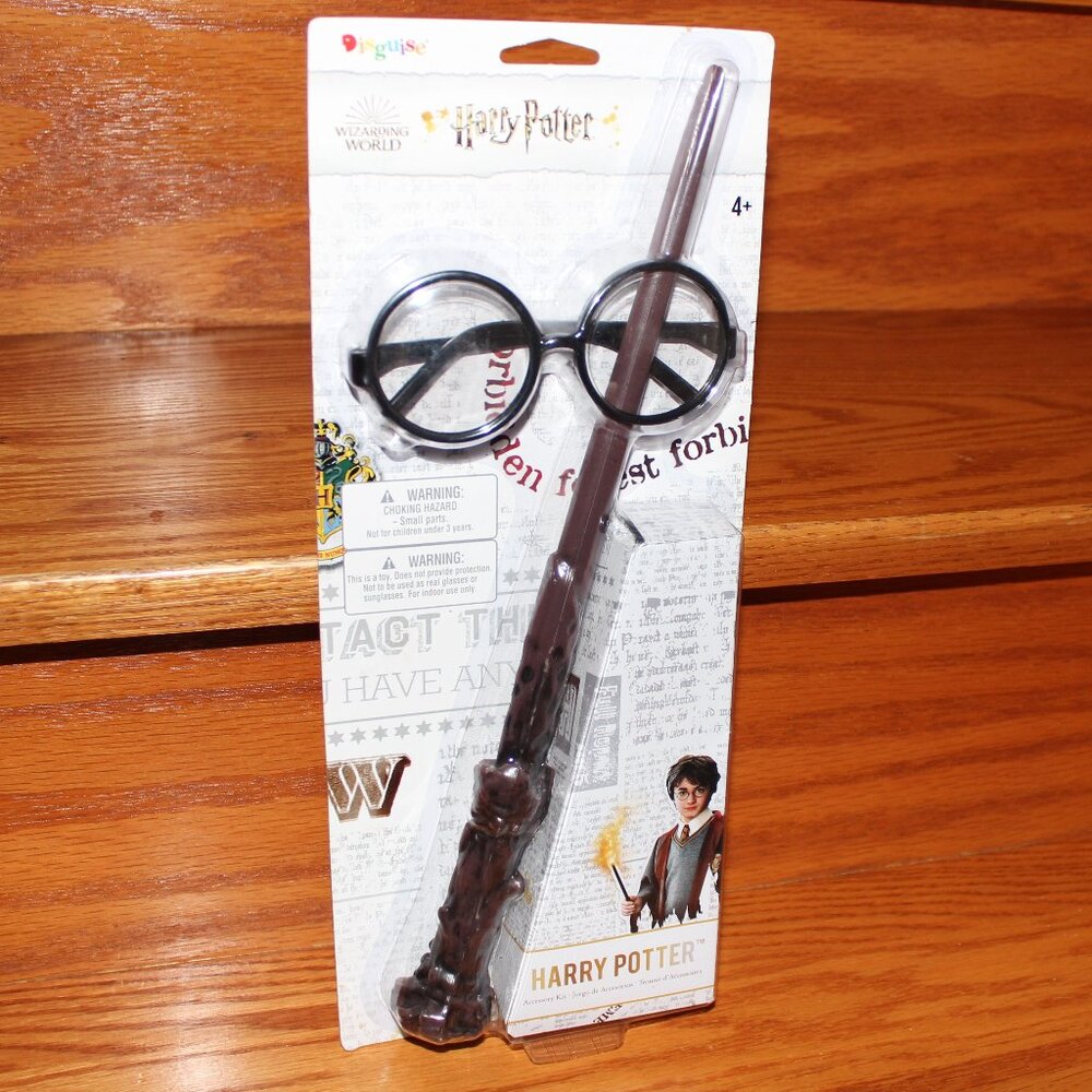 3/$28❤️sealed Harry Potter Wizarding World Accessory Kit Wand & Glasses